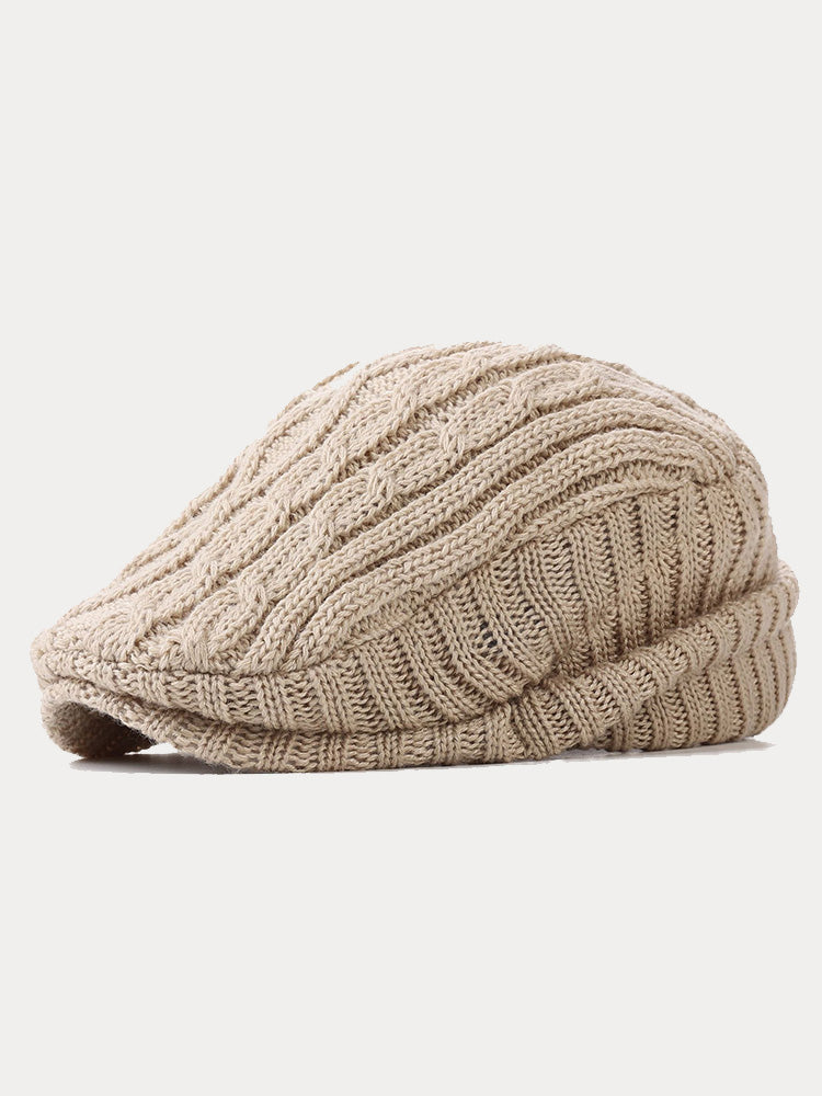 Retro Versatile Knitted Beret Hat